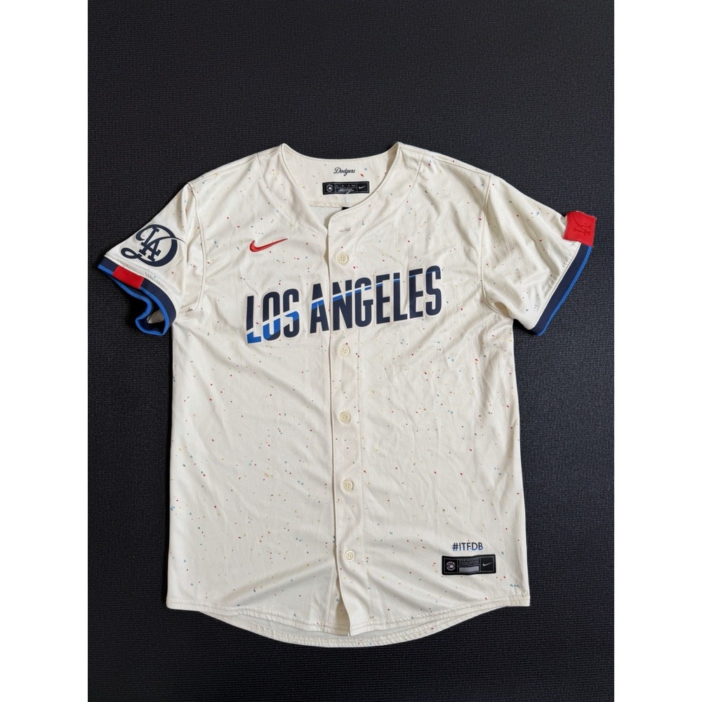 Nike Authentic Los Angeles Dodgers 2024 City Connect Baseball Jersey Womens L